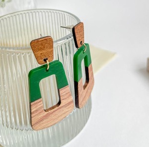 Boho Natural Wood Epoxy Resin Drop Earring For Party Event <b>Wedding</b> Ethnic Women Fashion Dangle Trendy Party Jewelry <b>Accessories</b> - Product Image 1