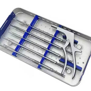 Juego de Kerrison Rongeur Manual de Acero Inoxidable de Alta Calidad, Instrumento Veterinario Ortopédico para Neurocirugía Espinal, Tornillo Canulado de 6.5mm - Product Image 5