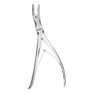 Rongeur à os en acier inoxydable, angle de 15 degrés, morsure 7x16mm, action composée 9 pouces, 23cm, instrument chirurgical orthopédique durable - Product Image 1