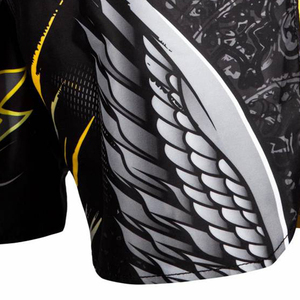 Pantalones Cortos de Lucha UFC MMA Verdes de Alta Calidad OEM para Hombre, Ideales para Entrenamiento de Judo y Artes Marciales - Product Image 6