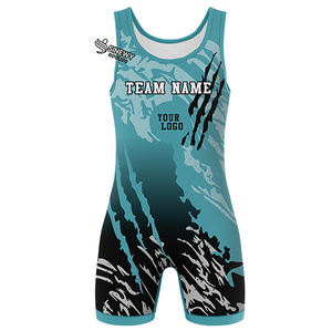 Combinaison de lutte unisexe pour la musculation, concevez votre propre combinaison de lutte personnalisée par sublimation pour hommes - Product Image 2