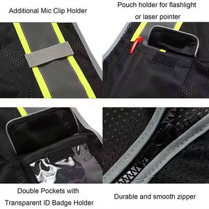 Veste haute visibilité de fabrication supérieure, gilet de sécurité réfléchissant, vêtements de travail de construction, vêtements de sécurité, gilet de sécurité haute visibilité - Product Image 3