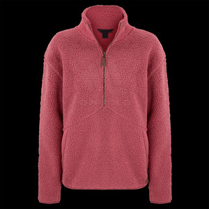 Sweat-shirt en polaire Sherpa tendance pour femme, haute qualité, mode hiver, col montant, logo frontal, respirant, écologique, personnalisable - Product Image 6