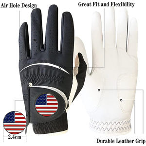 Guantes de Golf al por Mayor, Guantes de Golf con Logotipo Personalizado, Guantes de Golf Transpirables de Cuero Suave de Primera Calidad, Fabricante OEM - Product Image 2