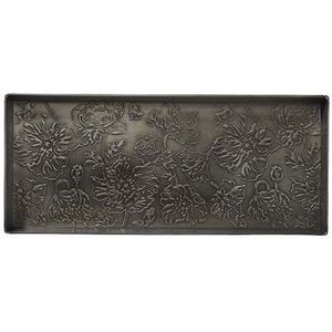 Reusable Metal Rectangular Boot <b>Tray</b> with Raised Edges and Textured Surface Home Entryway Decorative Boot <b>Tray</b> - Product Image 5