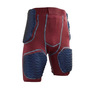 Pantalones Cortos de Fútbol Americano Unisex con Relleno Extraíble, Transpirables, Cintura Elástica, Protección Deportiva, Ropa Deportiva para Adultos - Product Image 1