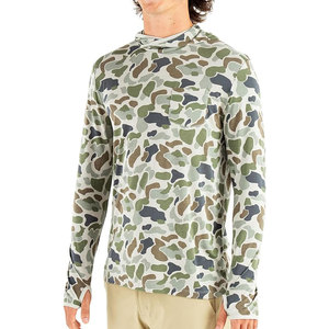 เสื้อฮู้ดตกปลาแห้งเร็ว UPF 50 ระบายอากาศได้ดี น้ำหนักเบา สำหรับผู้ชาย-เหมาะสำหรับสวมใส่กลางแจ้งทุกฤดู - Product Image 1