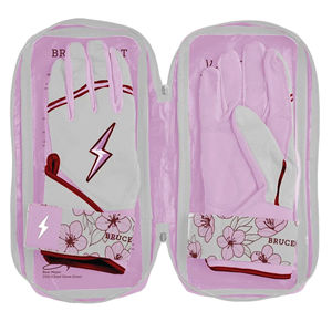 Gants de frappeur de baseball personnalisés en gros, 100 % cuir véritable, doigts entiers, confortables, durables, adhérence professionnelle, antidérapants, fermeture auto-agrippante - Product Image 6