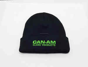 หมวกบีนนี่ขนสัตว์อุ่นๆ สำหรับผู้ชาย ลายพรางตัวอักษร พร้อมป้ายโลโก้ทอแบบกำหนดเองได้ - Product Image 2