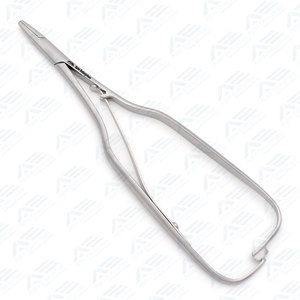 Portaagujas Quirúrgico Recto de 16 cm con Mango de Carburo de Tungsteno, Instrumento Médico Quirúrgico Tipo Arruga - Product Image 6