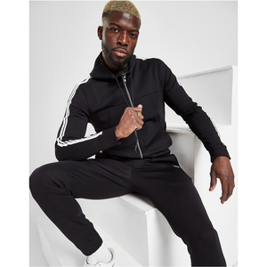 Nouvel Arrivage Haute Qualité Survêtement de Football Unisexe en Polaire Technique Zippé Uni avec Logo pour Hommes, incluant Sweat à Capuche et Pantalon de Jogging - Product Image 1