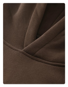 Sweat à capuche décontracté pour homme en mélange de coton et polaire 370g, tissé, séchage rapide, manches raglan, avec poche, idéal pour l'hiver - Product Image 5