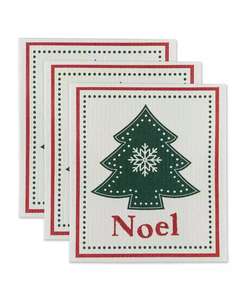Strofinaccio svedese dell'albero Noel, Set di 3 | Importazioni di Design - Product Image 1