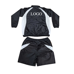 Adult Men's <b>Pink</b> 100% Cotton Breathable Fleece <b>Tracksuit</b> Set Half Sleeve Zipper Sporty Shorts Quick Dry Logo Printing Winter - Product Image 3