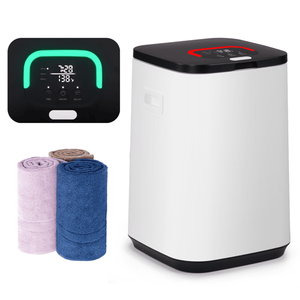 Scaldasalviette Elettrico di Lusso Grande con Timer, Capacità 22 Litri, Scaldasalviette per Spa, Accessorio Bagno di Lusso - Product Image 1