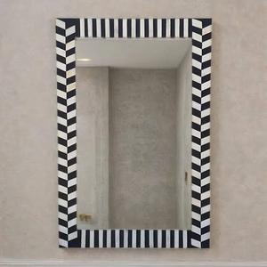 Espejo de Pared con Incrustaciones de Hueso Hecho a Mano en India, de Alta Calidad, con Incrustaciones de Madreperla, Marco Decorativo de Estilo Moderno para Decoración del Hogar - Product Image 6