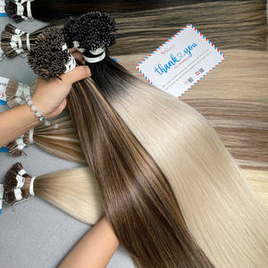 La Mejor Opción para Extensiones de Cabello Humano con Punta de Queratina, Punta I, Alta Calidad, Súper Sedoso, 100% Cabello Humano, Gran Stock - Product Image 1