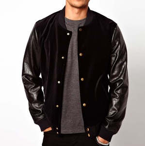 Men's PU <b>Varsity</b> <b>Jacket</b> Solid Color Turn-down Collar Regular Sleeve Casual Autumn Style Button Closure <b>varsity</b> <b>jacket</b> - Product Image 4