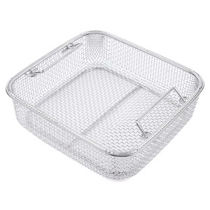 Bandeja de malla de acero inoxidable de primera calidad para esterilización de instrumentos quirúrgicos y dentales, manual, reutilizable, autoclavable - Product Image 4