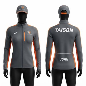 Vêtement de sport en polaire imperméable de qualité supérieure, 280 GSM, polyester, pour l'entraînement au cricket, avec capuche et fermeture éclair, personnalisable avec logo, nom et numéro pour homme - Product Image 1