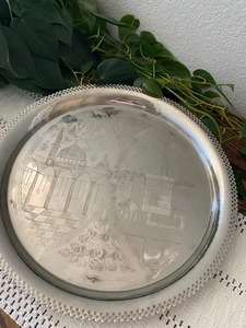 Durable stainless steel serving tray perfect for outdoor picnics garden parties bar <b>camping</b> <b>kitchen</b> essentials storage Ramadan - Product Image 1