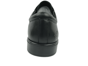 Zapatos Oxford de PU Negros para Hombre, con Punta Redonda, Cordones, Antideslizantes, Formales, con Suela de Goma Acolchada, para Oficina, Carrera, Todas las Temporadas - Product Image 4