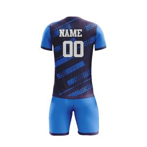 Wholesale Customized Heat-Transfer Printed Breathable Plus Size Short Sleeve Football Jersey Sets American Football Uniforms - Product Image 2