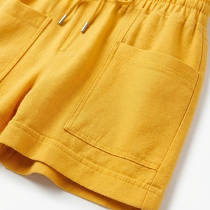 Shorts de Poliéster de Cintura Alta para Mujer, Estampado de Leopardo, Cordón Ajustable, Impermeables, Casuales, con Bolsillos, Corte Regular, Transpirables, Tela Oxford - Product Image 4