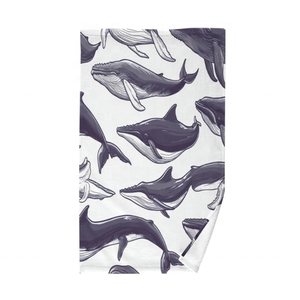 Boho Tassel Trim Ballenas Ligero 100% Algodón Bordado Secado rápido Ecológico Suave Felpa GOTS Toalla de playa de viaje certificada - Product Image 1