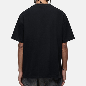 High Quality Men's Pure Cotton T-shirts Custom Print <b>Logo</b> Loose Oversized Men's T-Shirts Casual Unisex T-shirt for Men - Product Image 4