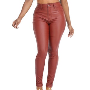Pantalon en cuir véritable de haute qualité pour femmes, en peau de mouton, couleur noire, pantalon en cuir de haute qualité au meilleur prix - Product Image 1