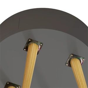 Mesa de Centro Gris con Cajón, Práctica Mesa Auxiliar para el Dormitorio - Product Image 6