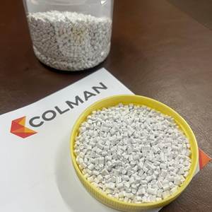 Granulés de masterbatch blanc ABS Roma COLMAN à forte demande pour la fabrication de plastiques par moulage par injection, haute stabilité thermique - Product Image 1