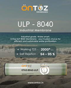 Basse pression haute performance 4040 4021 membrane RO industrielle en plastique PP Purification efficace de l'eau inverse commercial - Product Image 3