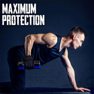 High Demanding Unisex Weight Lifting Gloves Fingerless Anti <b>Slip</b> Palm Pads Firm Strong Hand Grip Gym Gloves Custom Designed Logo - Product Image 4