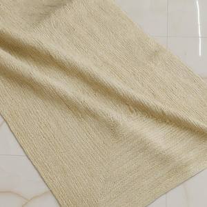 พรมปูพื้นสีขาวทอมือจากปอกระเจา สไตล์มินิมอล ลายถักแบบโบโฮ ตกแต่งพื้นห้องโทนสีกลางๆ - Product Image 5