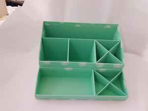 Boîte de rangement écologique en papier recyclé fait main pour bureau et école, ensemble de papeterie durable, outils de rangement personnalisables avec logo et couleur - Product Image 3