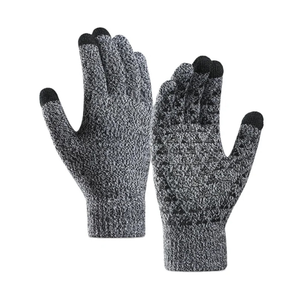 Gants d'hiver en cuir personnalisés en gros avec doublure en laine pour l'extérieur et les températures froides - Product Image 4