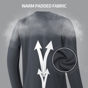 Mens Competitor Moisture Wicking Long Sleeve Crewneck T-Shirt - <b>White</b> Cotton Polyester Full Sleeve <b>Tee</b> T Shirts - Product Image 4