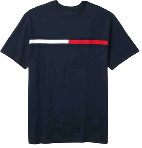 เสื้อยืดโอเวอร์ไซส์พิมพ์ลายผ้าโพลีเอสเตอร์ผสมคอตตอนทรงหลวมสำหรับผู้ชาย สีเหลือง ขาว ดำ แขนสั้น คุณภาพดี - Product Image 4