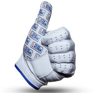 Gant de golf en cuir renforcé, paume en tissu extensible respirant, pour activités sportives professionnelles en plein air, antidérapant, anti-humidité - Product Image 6