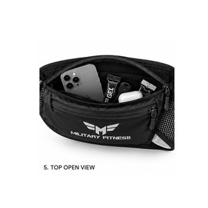 Nylon Running Waist <b>Bag</b> Breathable Sports Belt Pouch Water Bottle <b>Holder</b> for Fitness Cycling Outdoor Training Running Belt - Product Image 3