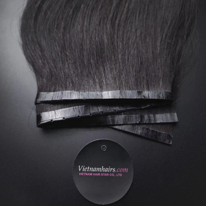 2026 Hot Selling Premium Quality 100% Vietnamese Virgin Human Hair Extensions Full Cuticle Butterfly <b>Machine</b> Double Straight - Product Image 1