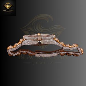 Reloj BOJ Premium R.o.l.e.x Skull de 41 mm, Automático, de Acero Inoxidable, Estilo Hip-Hop de Lujo, Personalizado, Hecho a Mano, con Esfera de Cristal y Diamantes Moissanite - Product Image 5