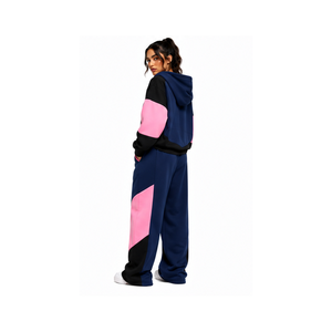 Oversized Drop Shoulder Hoodie Baggy <b>Trouser</b> Tracksuit Set Trendy Casual Streetwear Gym Workout Fitness Sportswear - Product Image 3
