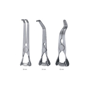 ADAN <b>INSTRUMENTS</b> DeBakey-Satinsky Atrauma Bulldog Clamp Stainless Steel Cardiovascular <b>Neurosurgery</b> Glove Clamps Curved - Product Image 2