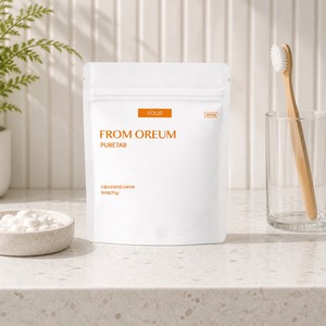 ยาสีฟันเจจู กลิ่นส้ม แบบเม็ด พกพาสะดวก รสซิตรัส บรรจุภัณฑ์แบบเติม - Product Image 1