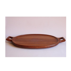 Bandeja de Madera Natural, Esencial para la Mesa, Diseñada para una Organización de Alimentos y Entretenimiento en el Hogar con Estilo - Product Image 2