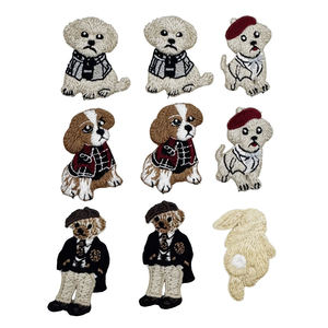Hermoso parche bordado de lirio de agua termoadhesivo para sombreros, bolsos, chaquetas, gorras, ropa botánica DIY, venta al por mayor de fábrica - Product Image 4