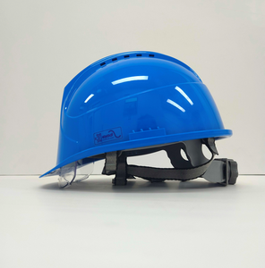 Casco DE SEGURIDAD ABS de casco duro industrial de Corea con visera CE EN397 EN166 tipo certificado estilo de tapa ventilada - Product Image 6